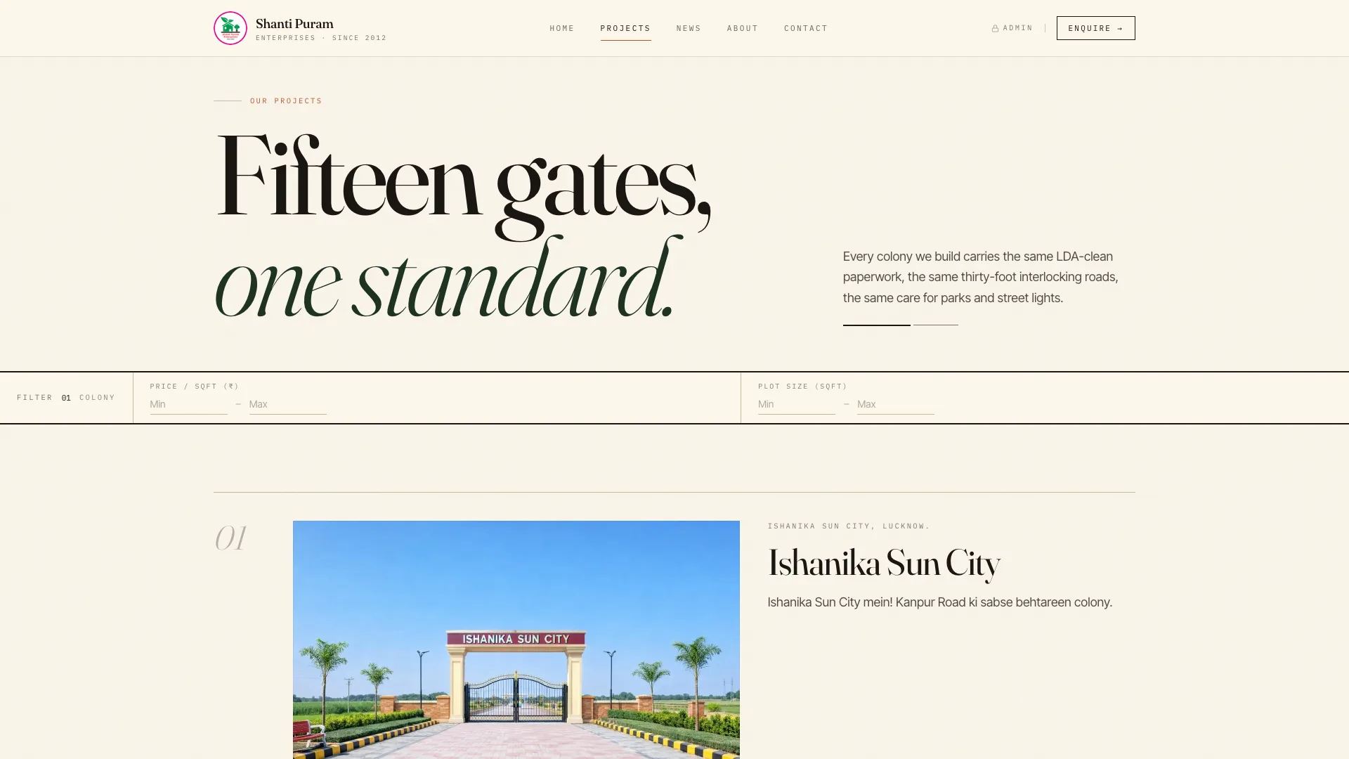 Lucknow Properties — projects directory